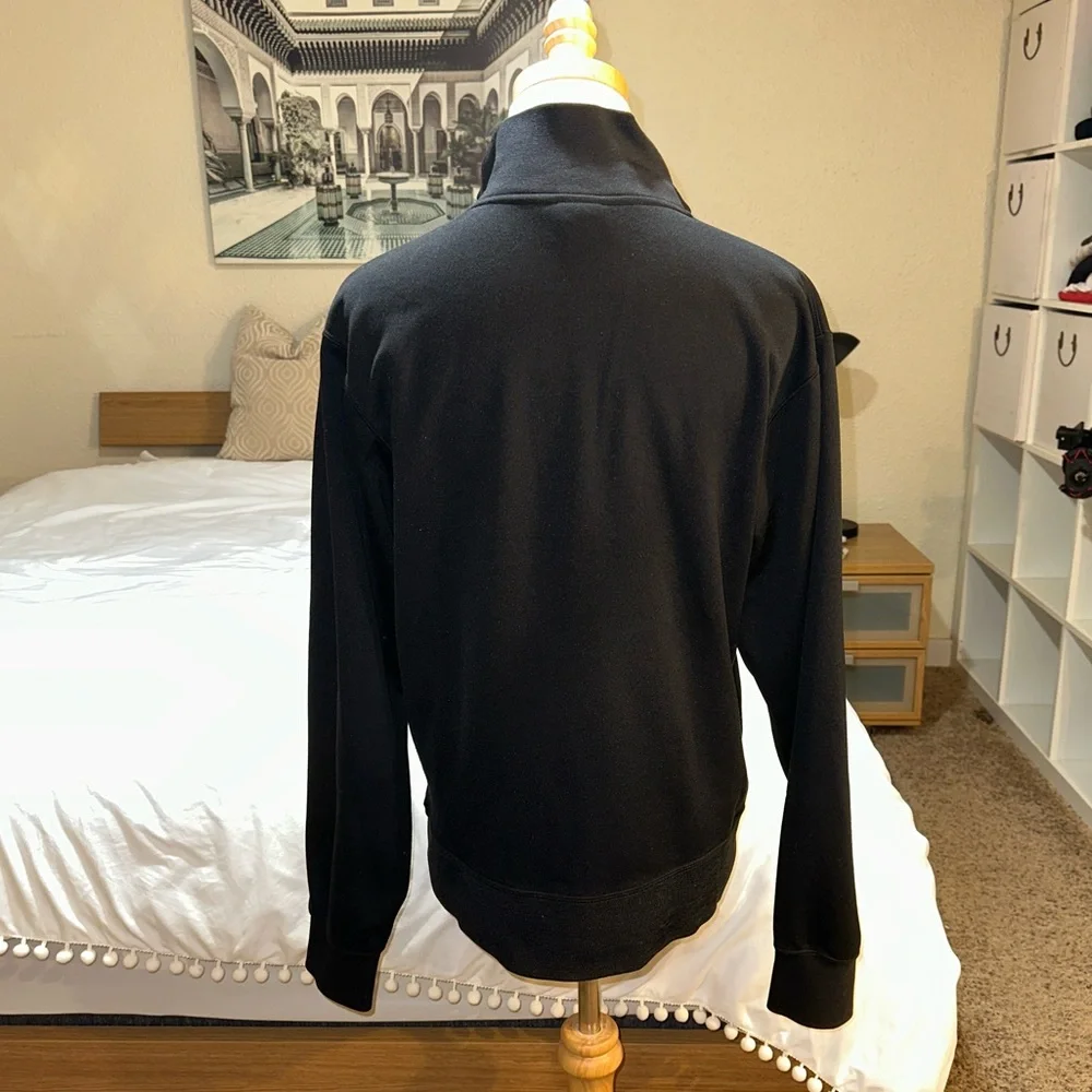 The North Face | Y2K Vintage Track Jacket Sweater Black White Stripe Men's M